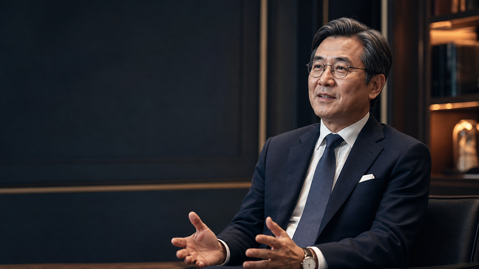 해외 투자 피칭 후기를 전하는 50대 남성 CEO