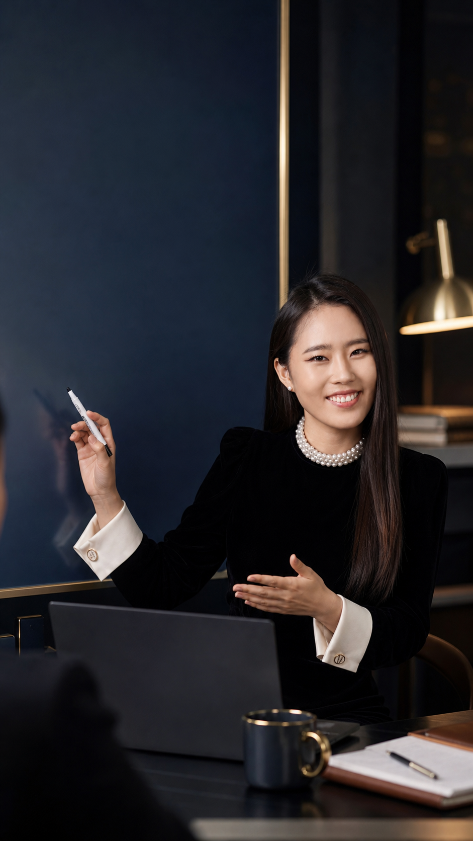 영어 인터뷰 마지막 질문을 설명하는 해나란 코치